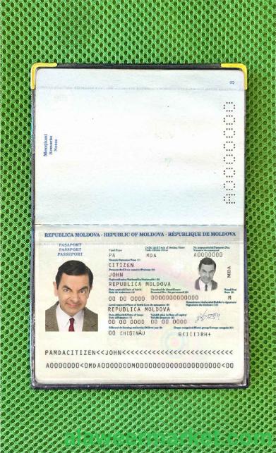 Moldova passport (2011-2014) photo look